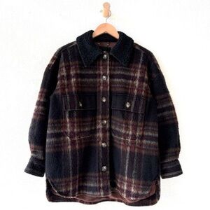 No. 6 Wilson Plaid Black Jacket S
